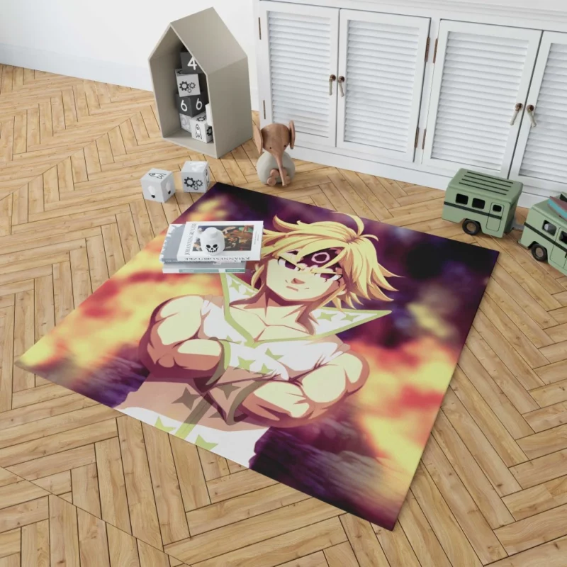 Meliodas Legendary Warrior Anime Rug 1