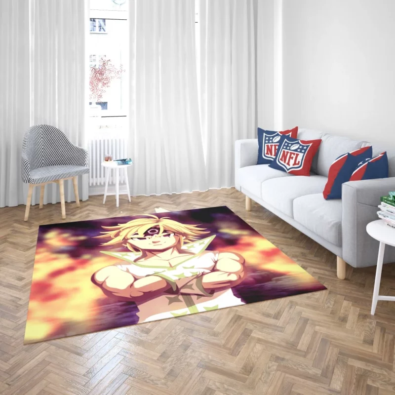 Meliodas Legendary Warrior Anime Rug 2