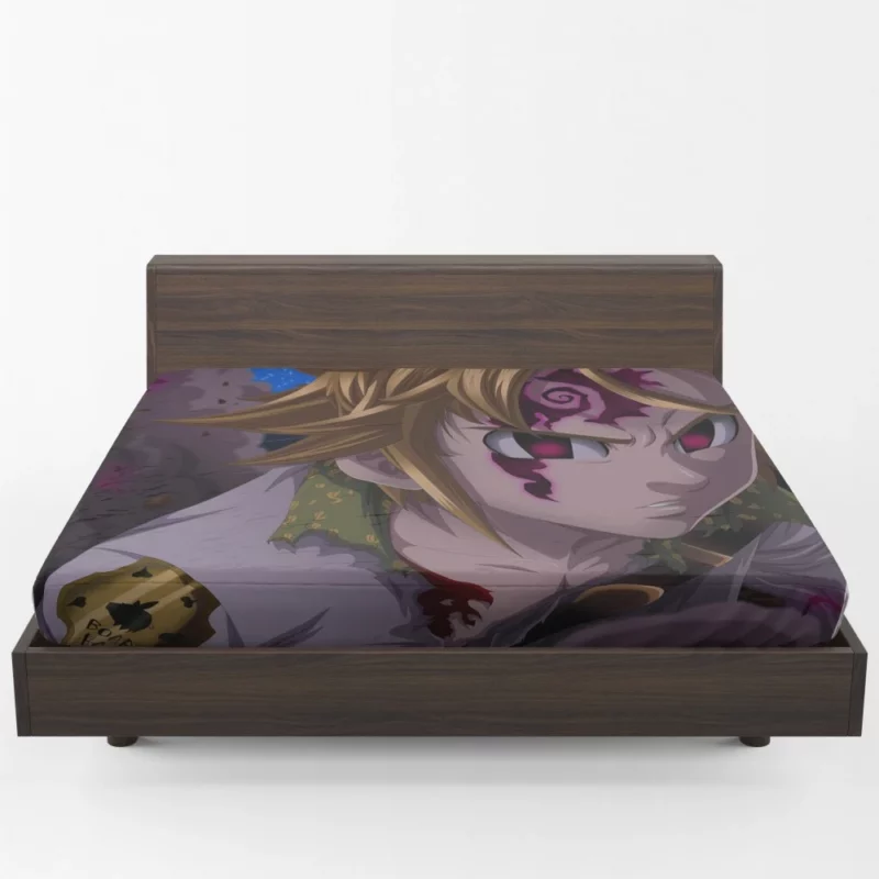 Meliodas Master of Darkness Anime Fitted Sheet 1