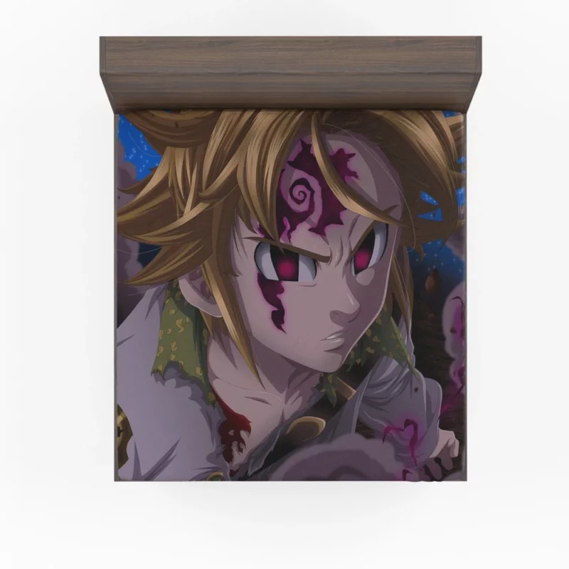 Meliodas Master of Darkness Anime Fitted Sheet