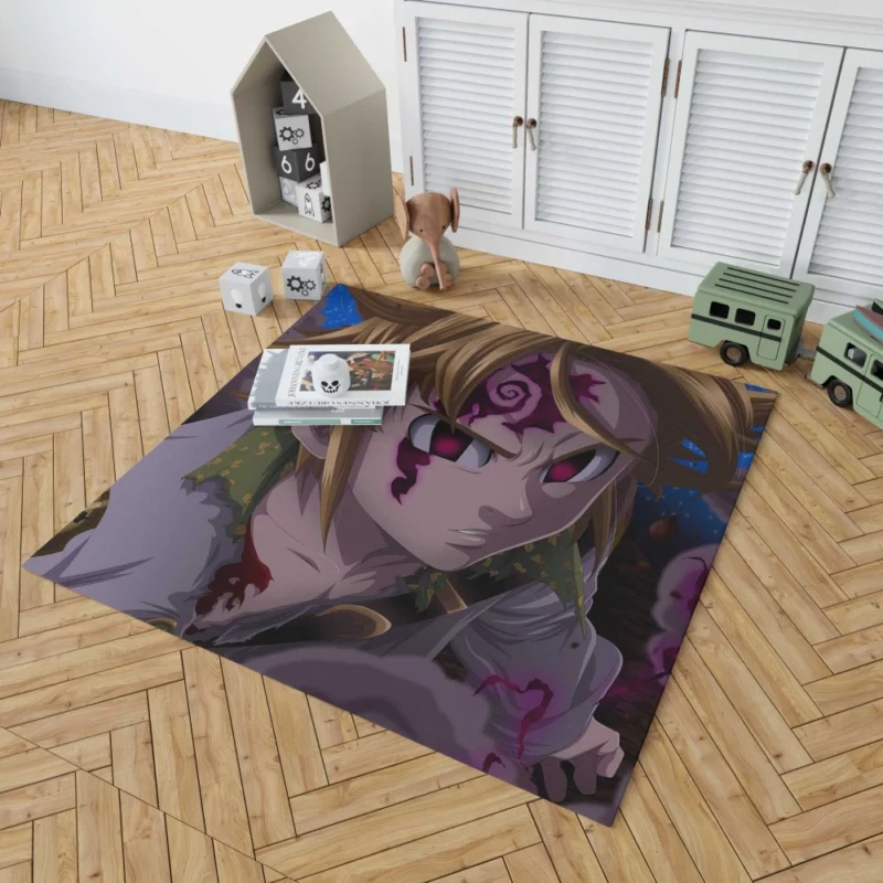 Meliodas Master of Darkness Anime Rug 1