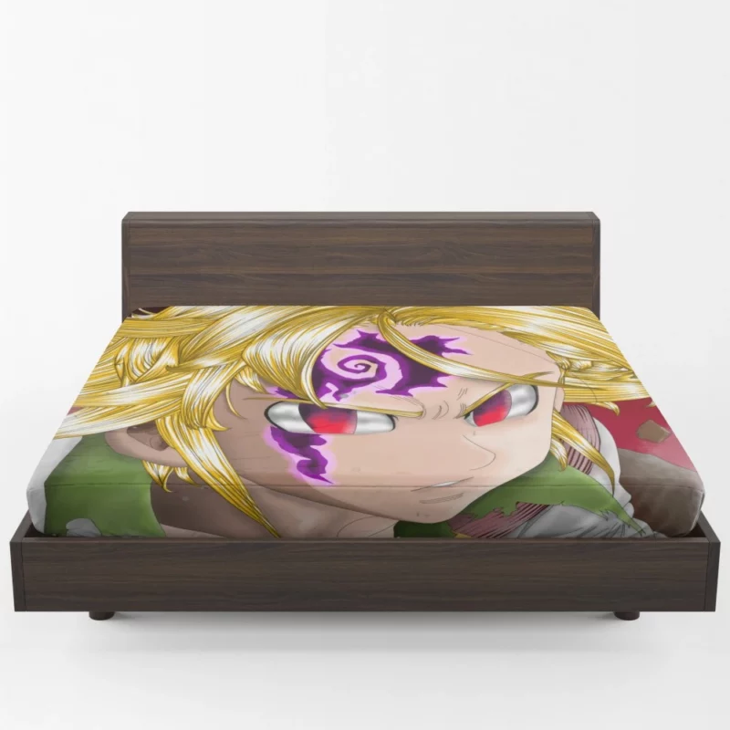 Meliodas Power Unleashed Anime Fitted Sheet 1