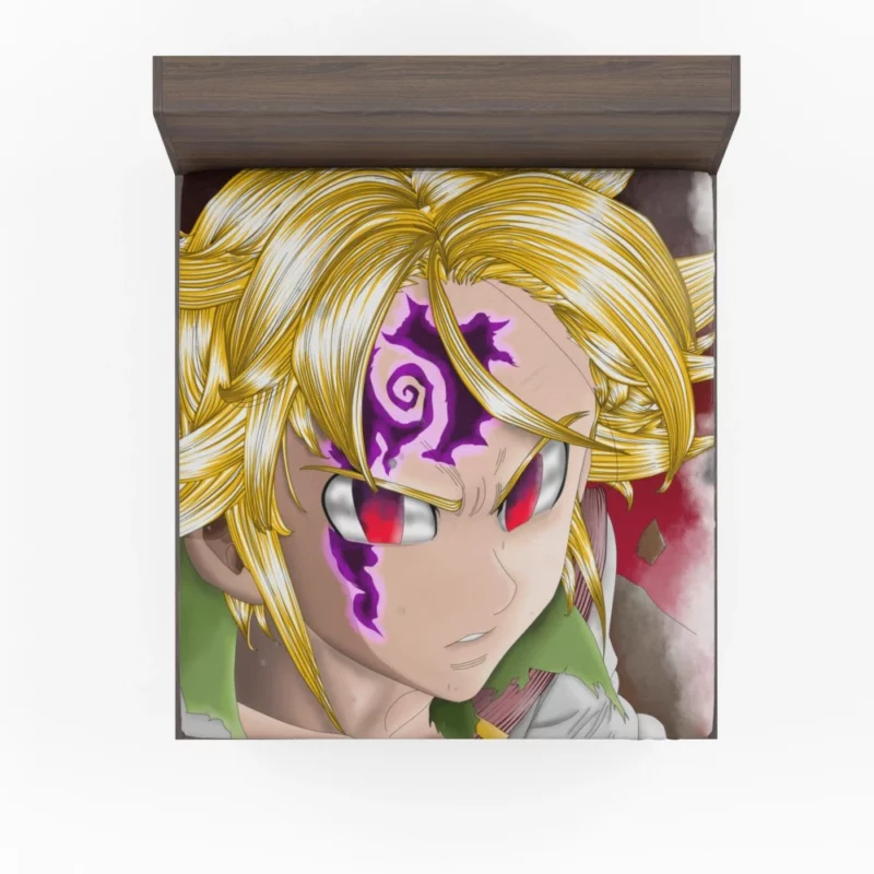 Meliodas Power Unleashed Anime Fitted Sheet