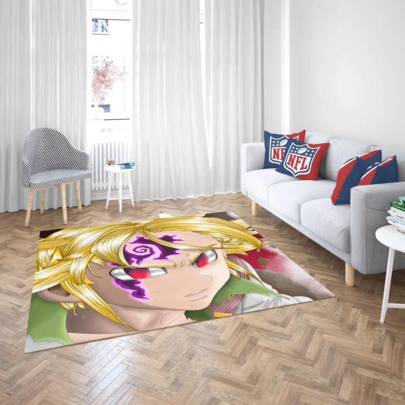 Meliodas Power Unleashed Anime Rug 2