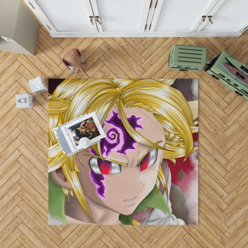 Meliodas Power Unleashed Anime Rug