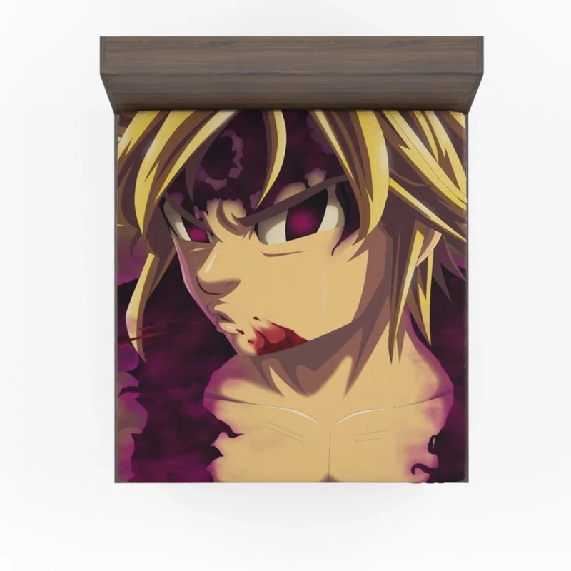 Meliodas Power and Mystery Revealed Anime Fitted Sheet