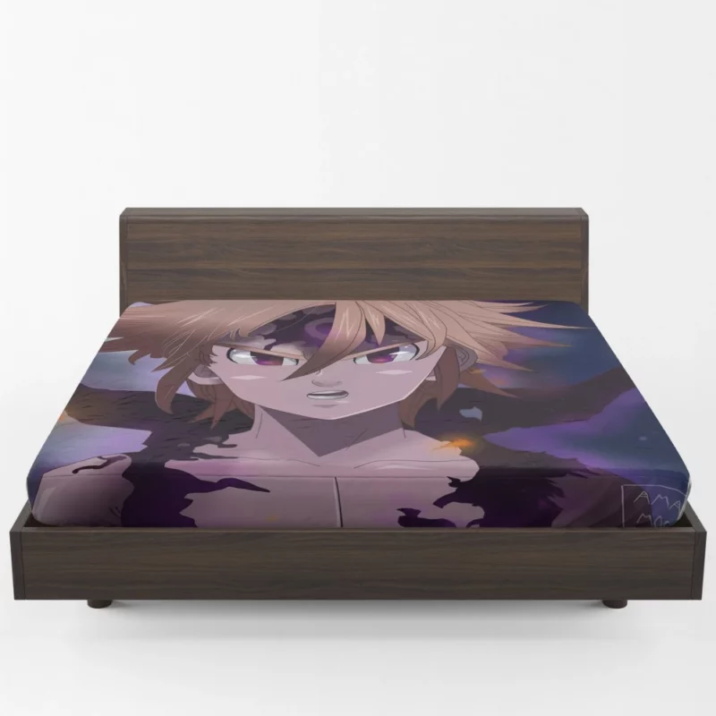 Meliodas Ruthless Demon Anime Fitted Sheet 1