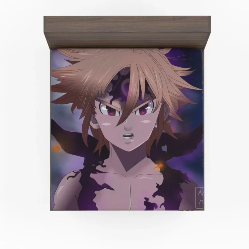 Meliodas Ruthless Demon Anime Fitted Sheet