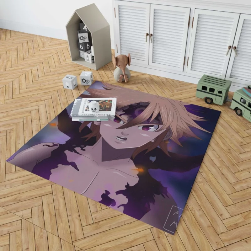 Meliodas Ruthless Demon Anime Rug 1