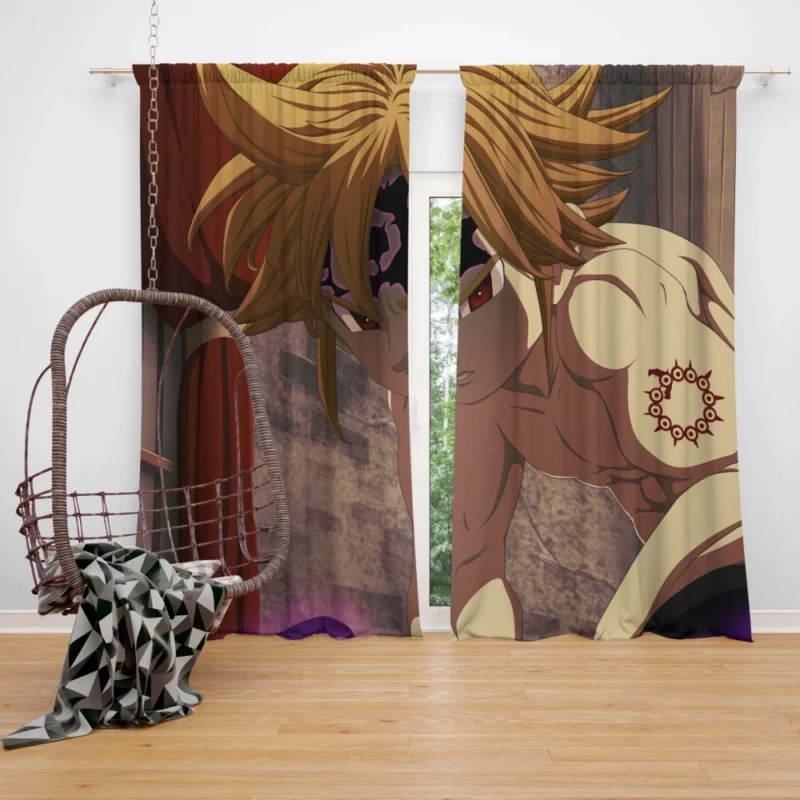 Meliodas Secrets Unveiled Anime Curtain