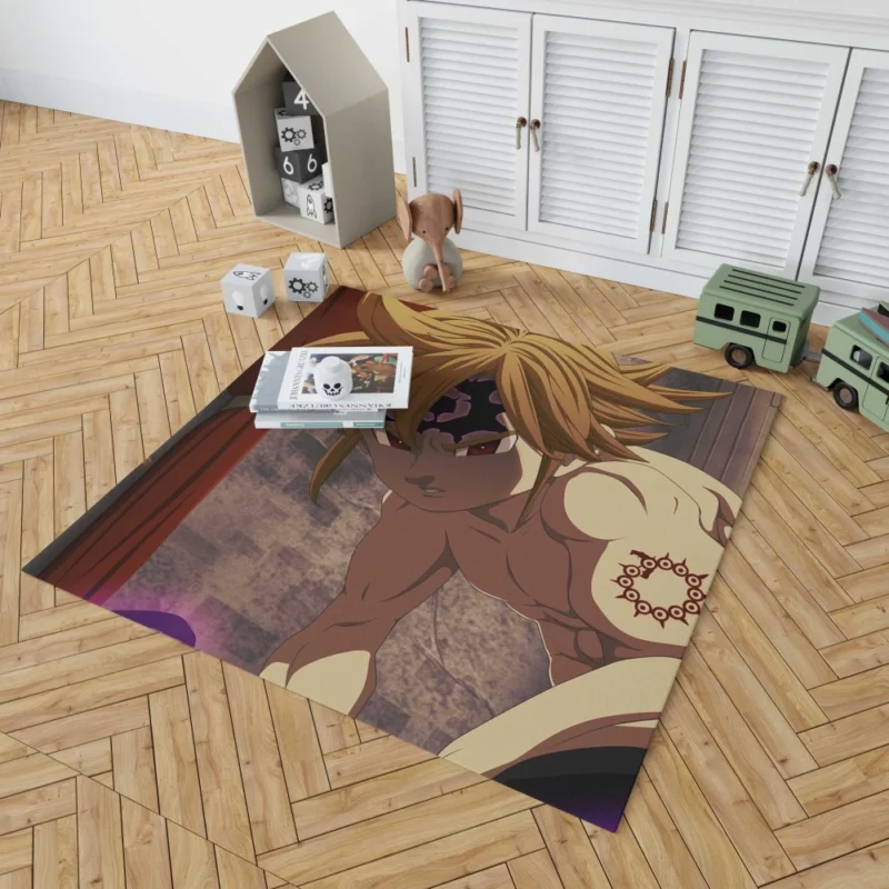 Meliodas Secrets Unveiled Anime Rug 1