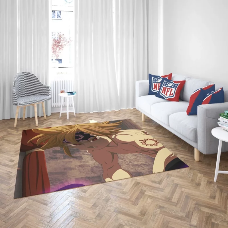 Meliodas Secrets Unveiled Anime Rug 2