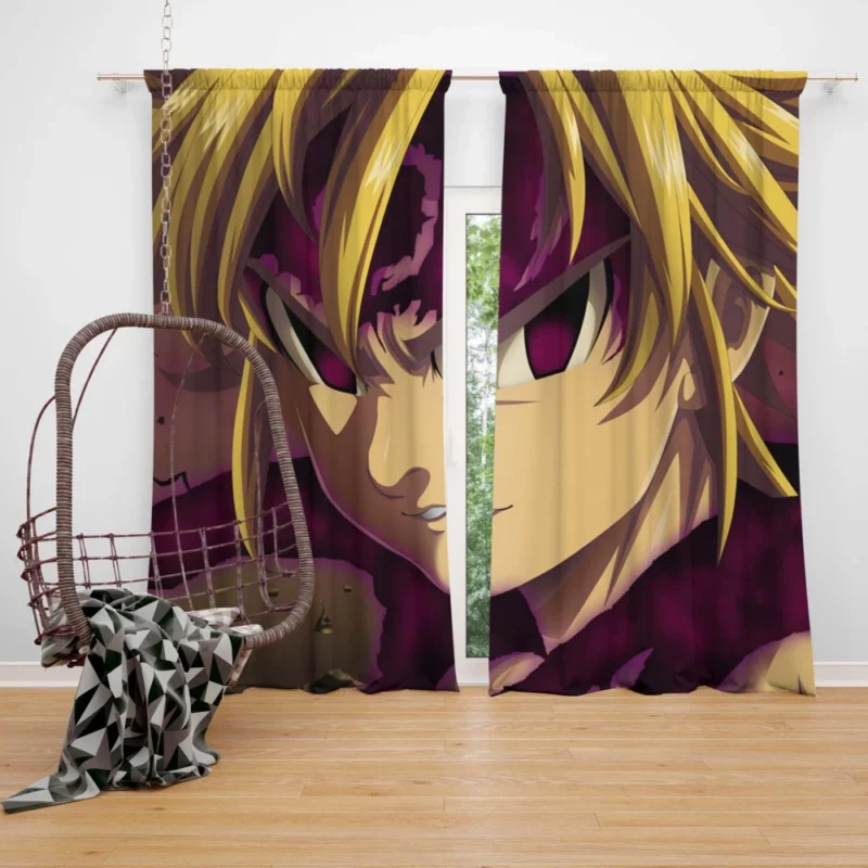 Meliodas Seven Deadly Sins Anime Curtain