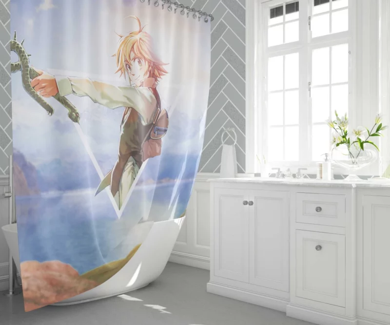 Meliodas Sin Legacy Anime Shower Curtain 1