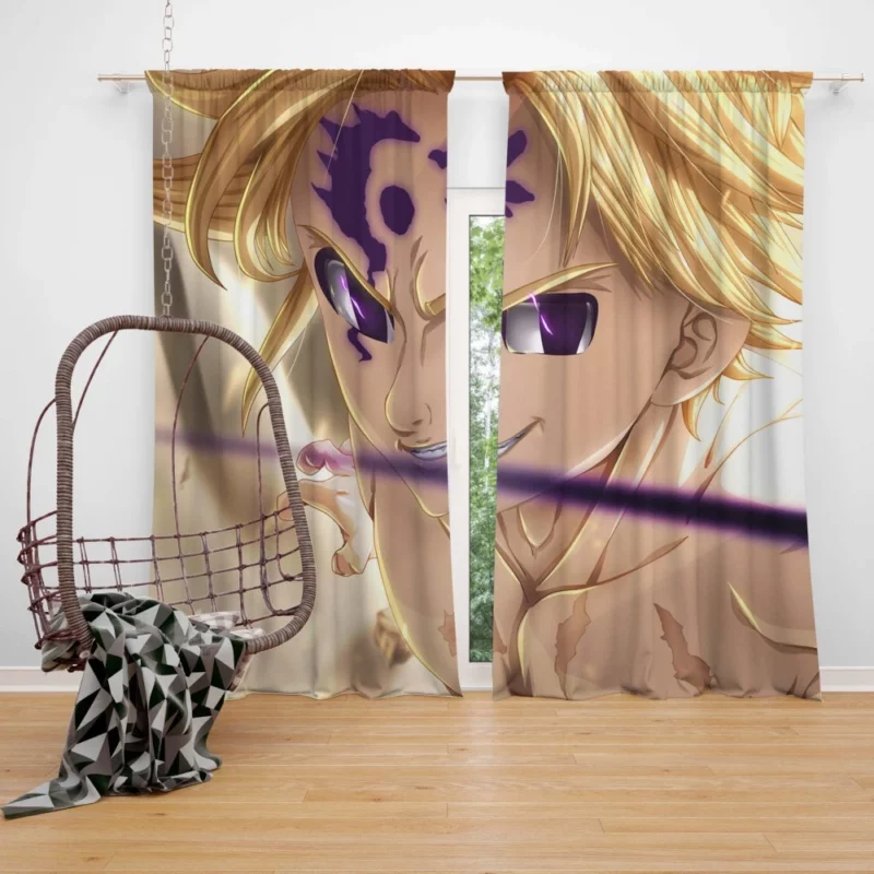 Meliodas Sin of Wrath Anime Curtain