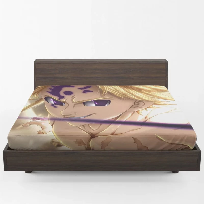 Meliodas Sin of Wrath Anime Fitted Sheet 1