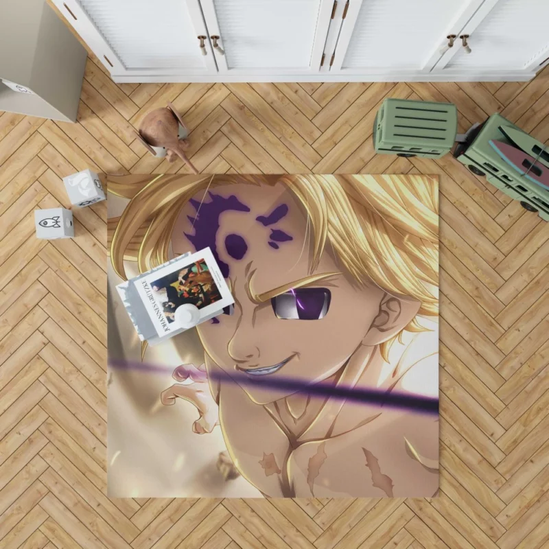 Meliodas Sin of Wrath Anime Rug