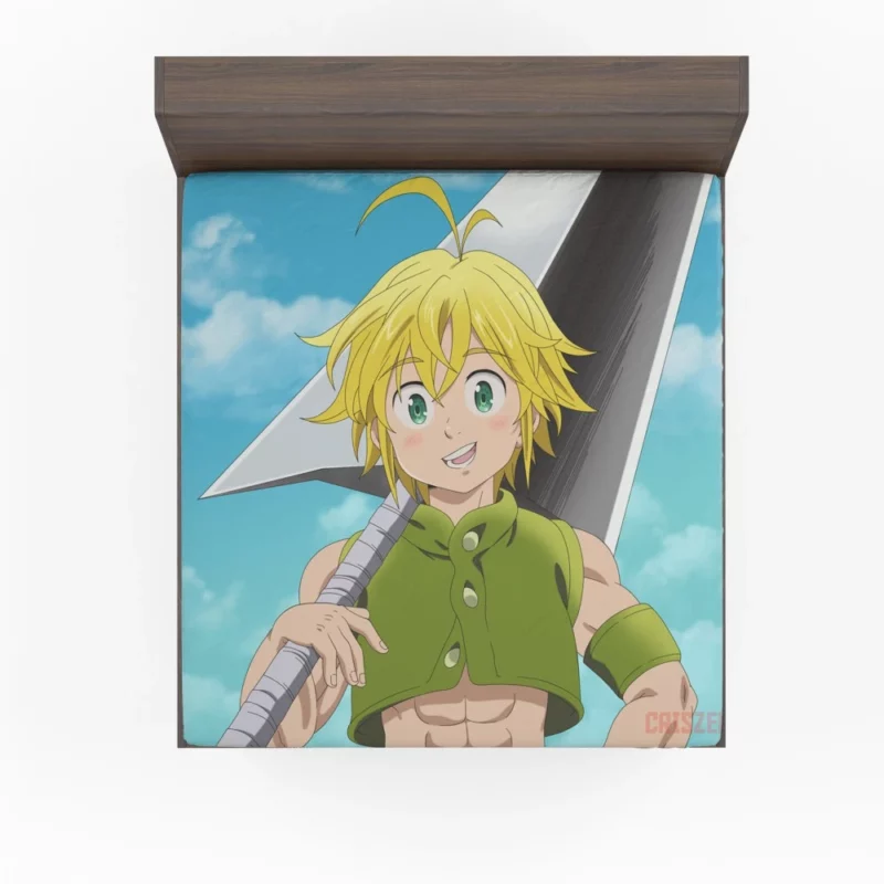 Meliodas Sinful Power Anime Fitted Sheet