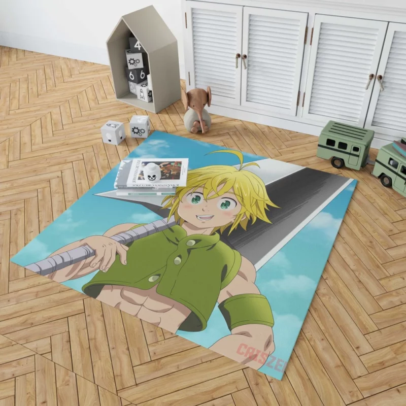 Meliodas Sinful Power Anime Rug 1