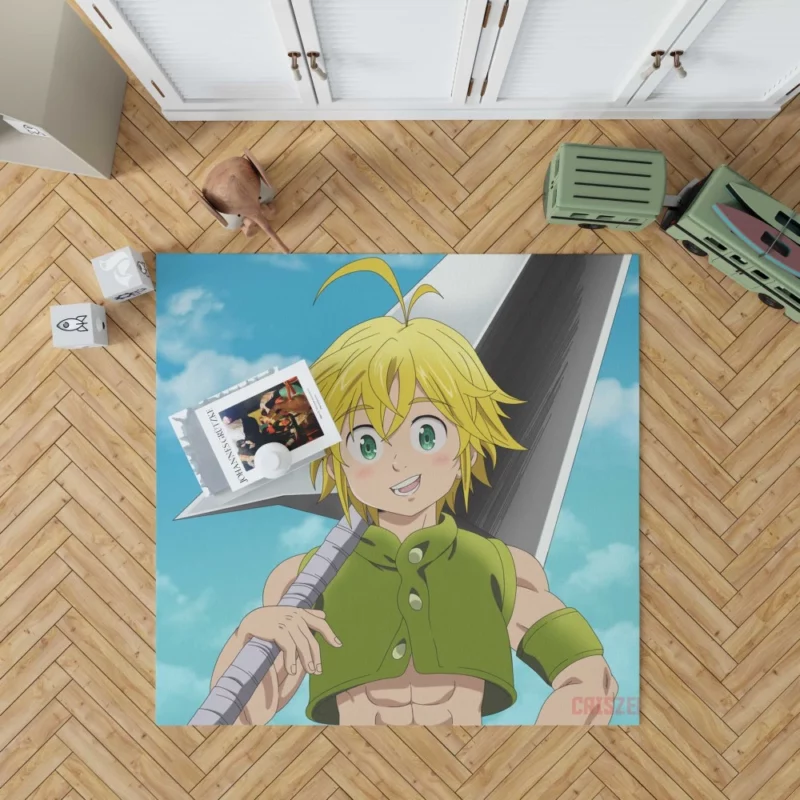 Meliodas Sinful Power Anime Rug