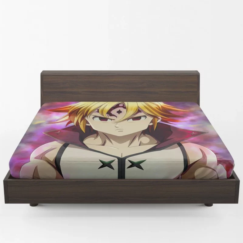 Meliodas Sins' Leader Anime Fitted Sheet 1