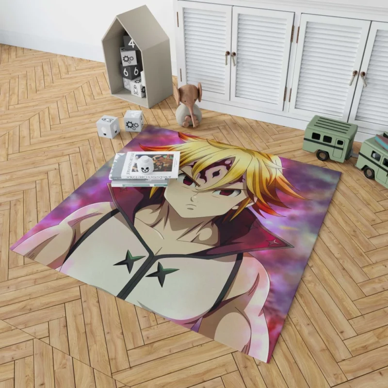 Meliodas Sins' Leader Anime Rug 1