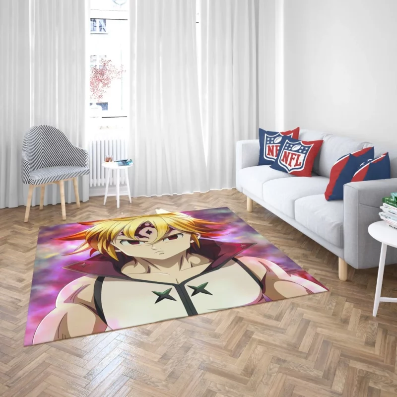 Meliodas Sins' Leader Anime Rug 2