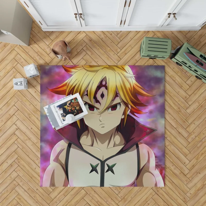 Meliodas Sins' Leader Anime Rug