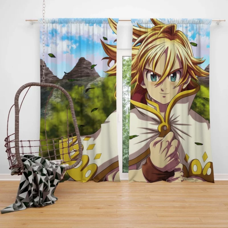 Meliodas Sky Prison Adventure Anime Curtain