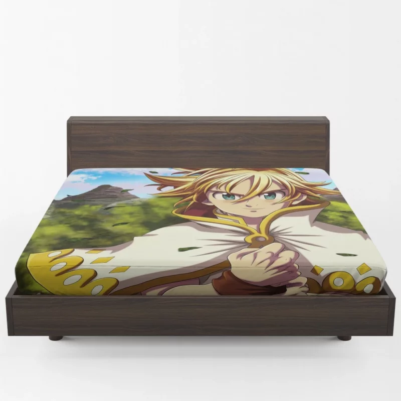 Meliodas Sky Prison Adventure Anime Fitted Sheet 1