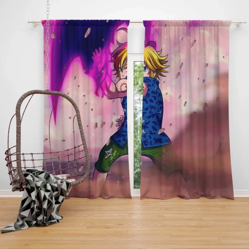 Meliodas Sword of Darkness Anime Curtain