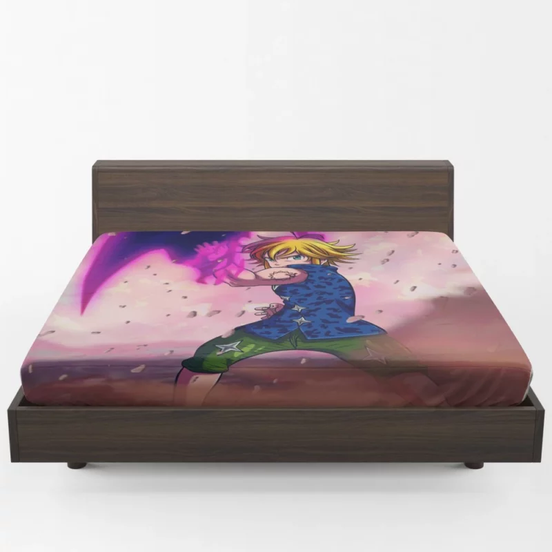 Meliodas Sword of Darkness Anime Fitted Sheet 1