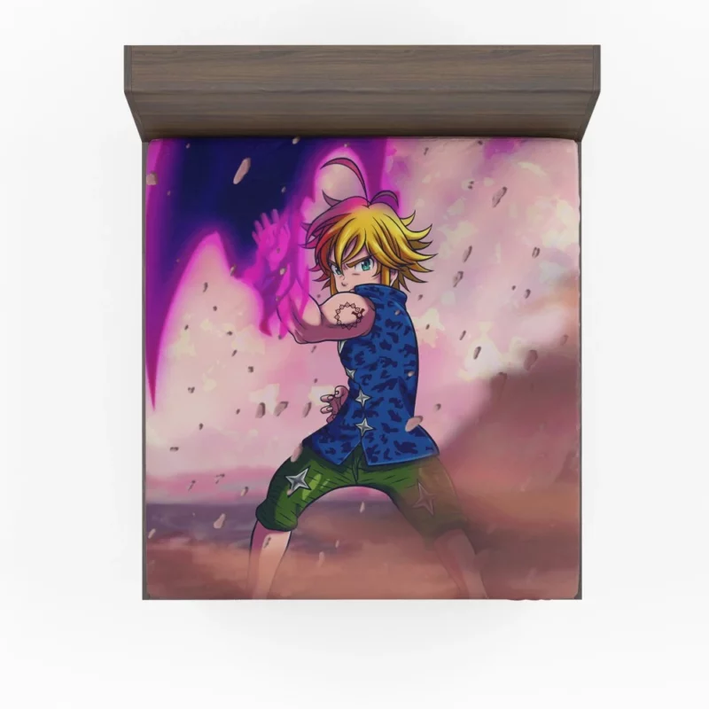 Meliodas Sword of Darkness Anime Fitted Sheet