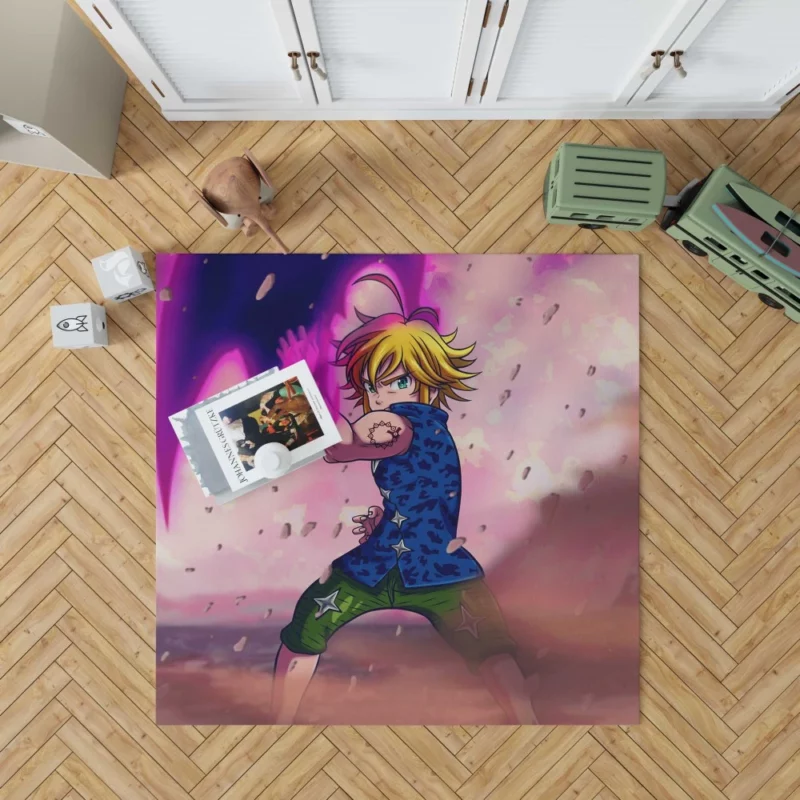 Meliodas Sword of Darkness Anime Rug