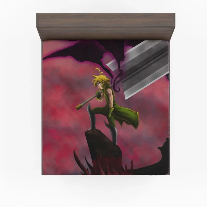 Meliodas Sword of Destiny Anime Fitted Sheet