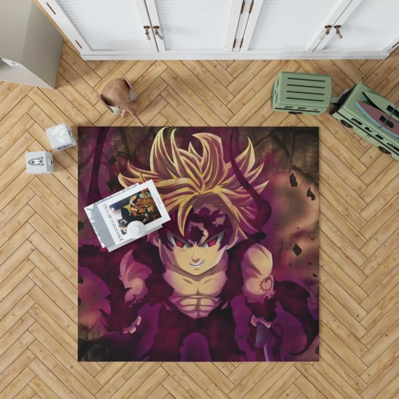 Meliodas Unbreakable Will Anime Rug