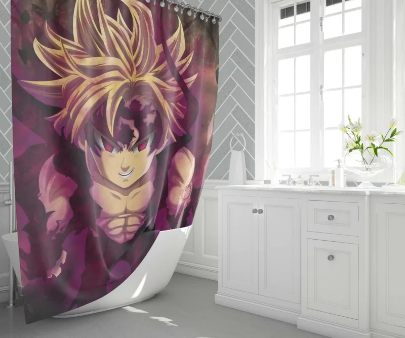 Meliodas Unbreakable Will Anime Shower Curtain 1