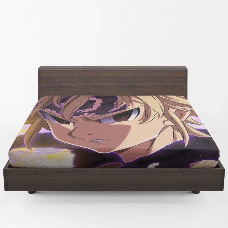 Meliodas Unholy Strength Anime Fitted Sheet 1