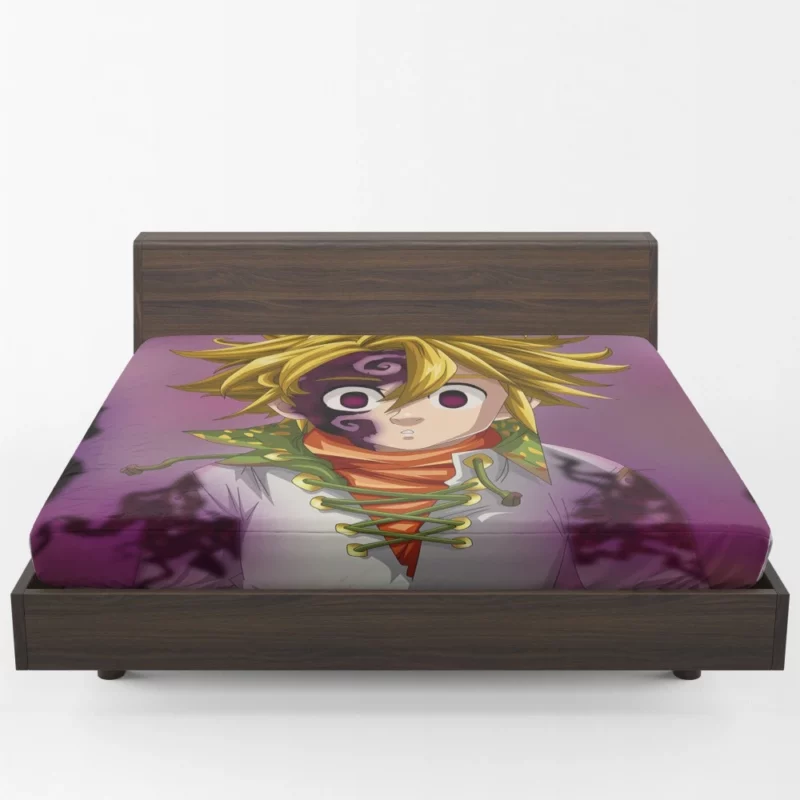 Meliodas Unstoppable Power Anime Fitted Sheet 1