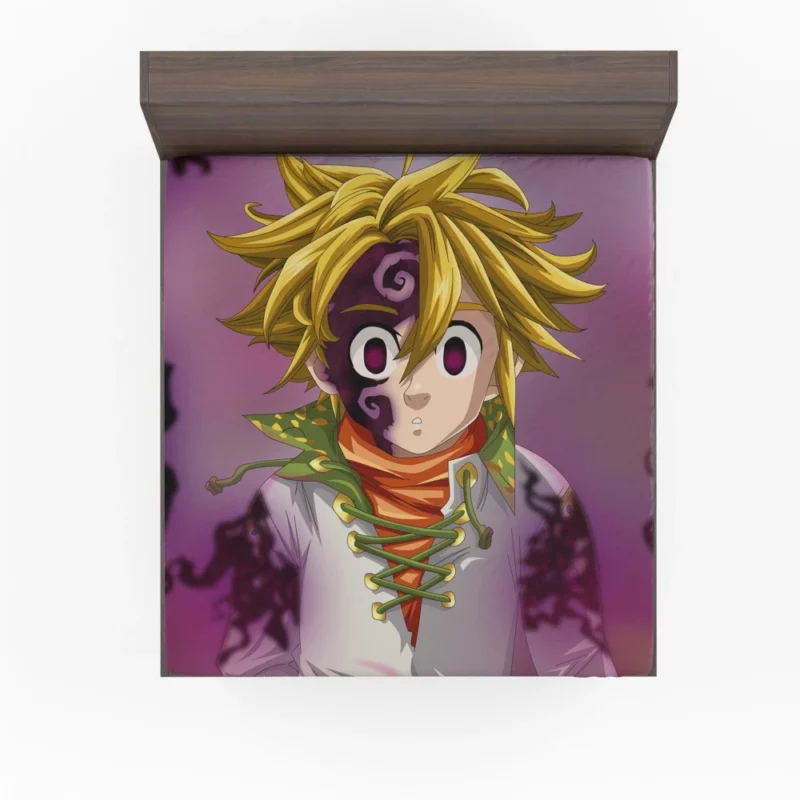 Meliodas Unstoppable Power Anime Fitted Sheet