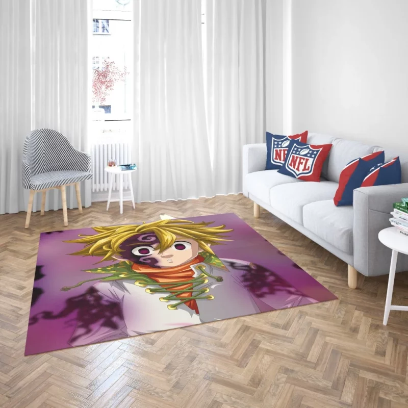 Meliodas Unstoppable Power Anime Rug 2