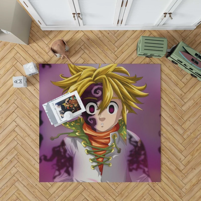 Meliodas Unstoppable Power Anime Rug