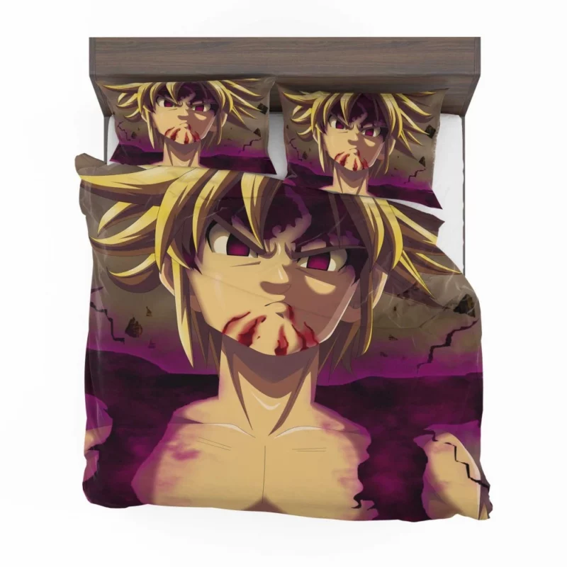 Meliodas Unstoppable Warrior Anime Bedding Set 1