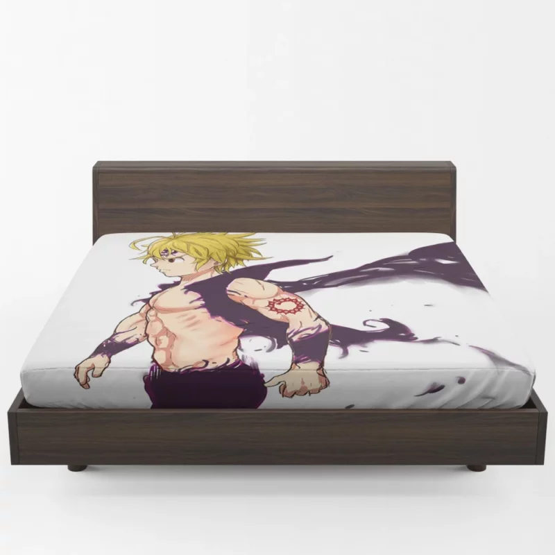 Meliodas Warrior Journey Anime Fitted Sheet 1