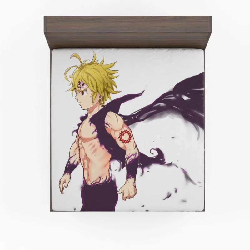 Meliodas Warrior Journey Anime Fitted Sheet