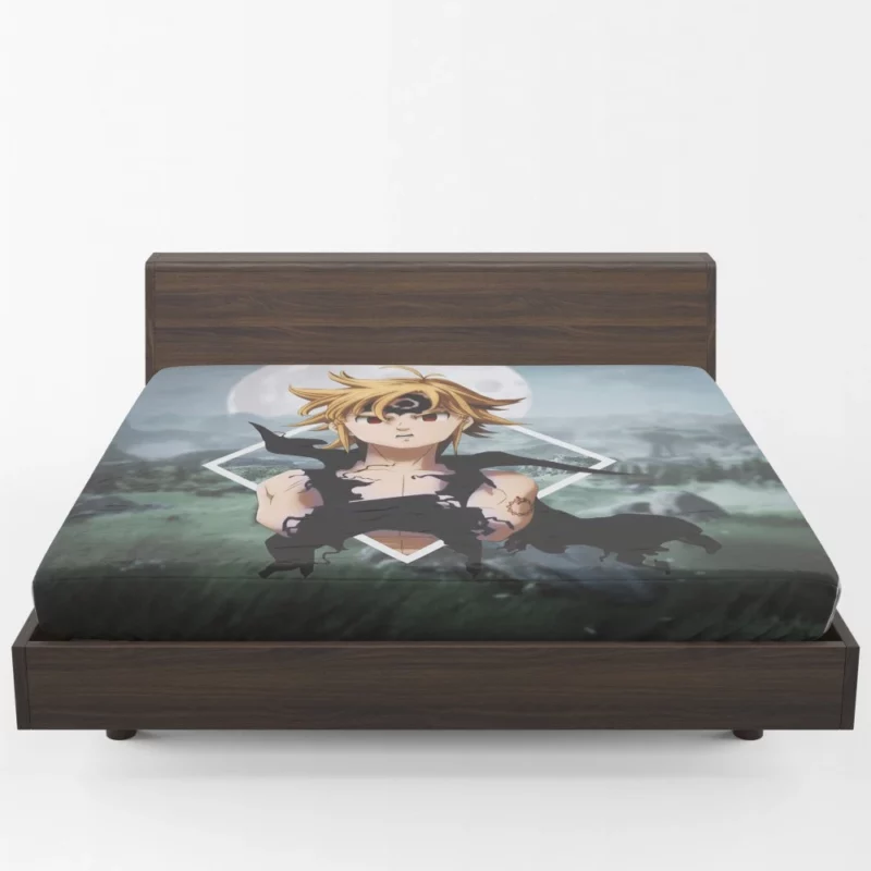 Meliodas Warrior of Wrath Anime Fitted Sheet 1