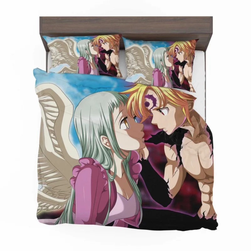 Meliodas and Elizabeth Fateful Bond Anime Bedding Set 1