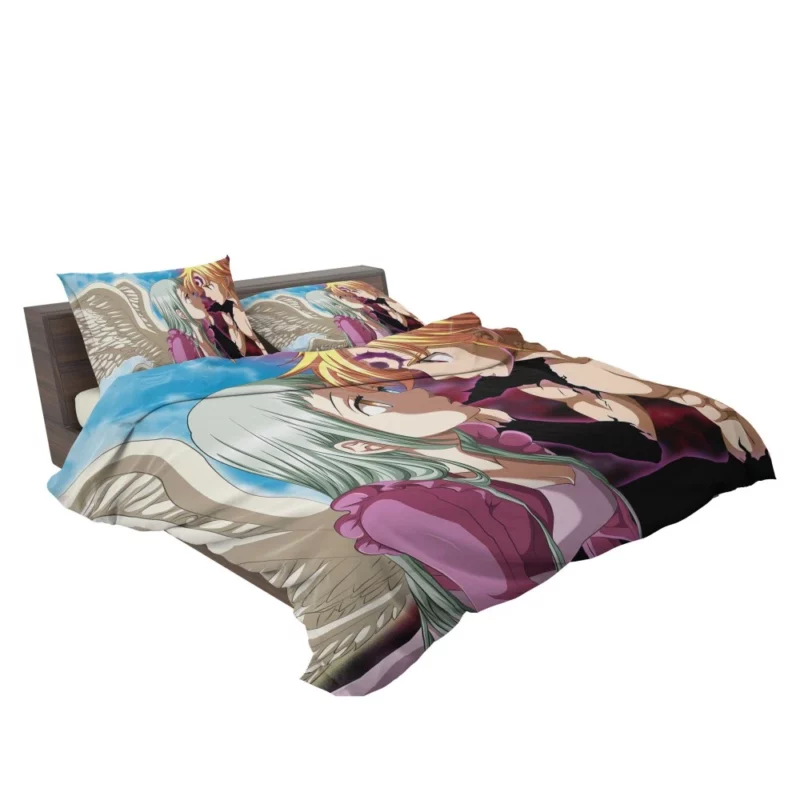 Meliodas and Elizabeth Fateful Bond Anime Bedding Set 2