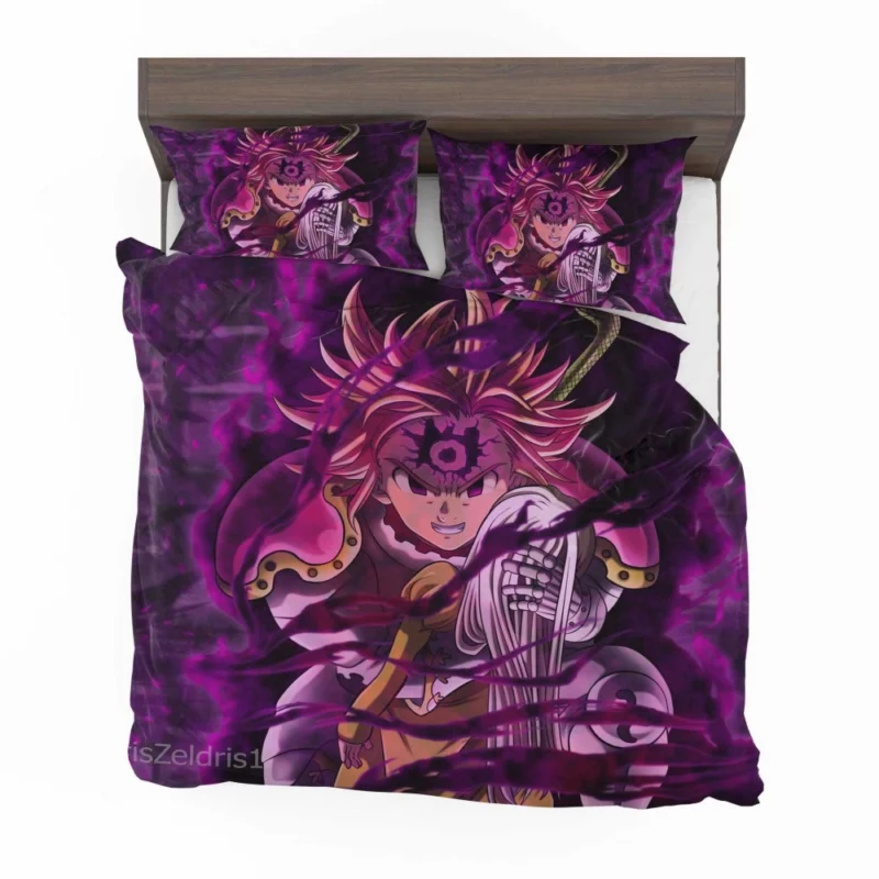 Meliodas and Elizabeth Forbidden Love Anime Bedding Set 1