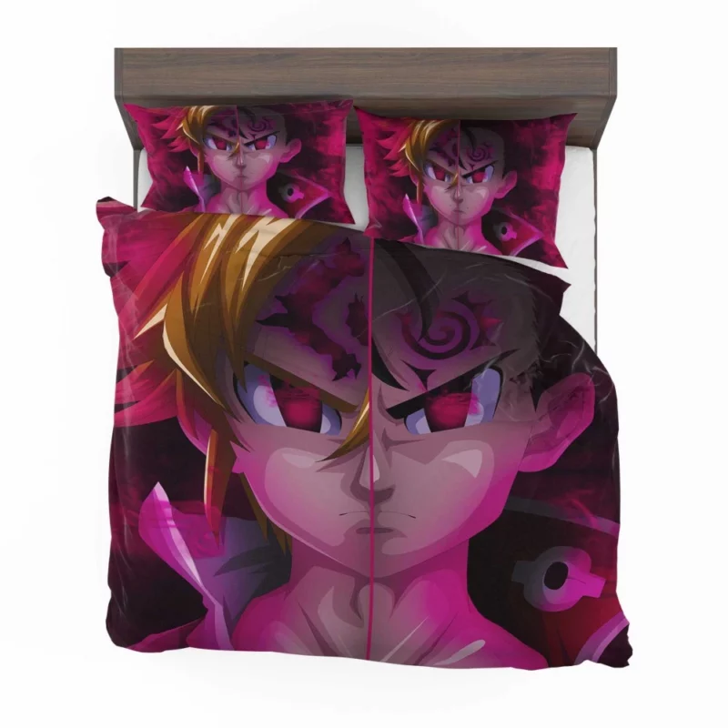 Meliodas and Zeldris Brothers United Anime Bedding Set 1